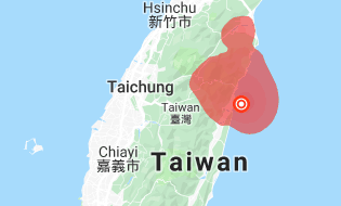 Erdbeben der Stärke 6,1 erschüttert Taiwan