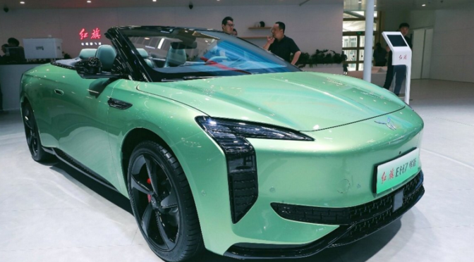 Hongqi enthüllt stilvolles elektrisches Cabrio EH7