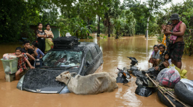 Myanmar: Aufruf zur internationalen Fluthilfe